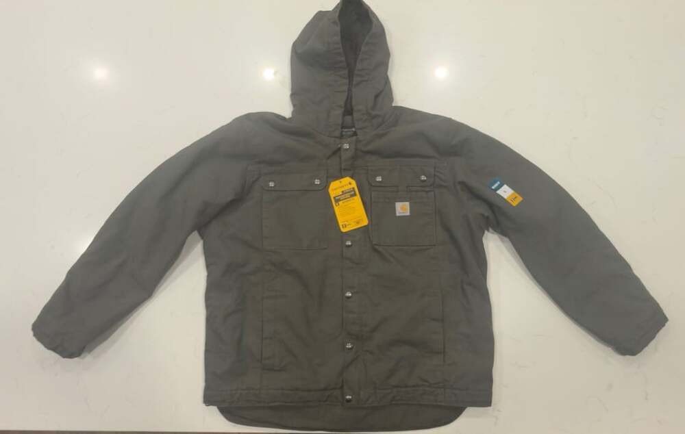 Carhartt Washed Duck Sherpa-Lined Utility Jacket OJ3826-M